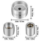 Tool Sockets: VEVOR Belt Knife Grinder 2"x72" Wheel Set 5" Drive 5/8" Bore 4" Track 2" Idler