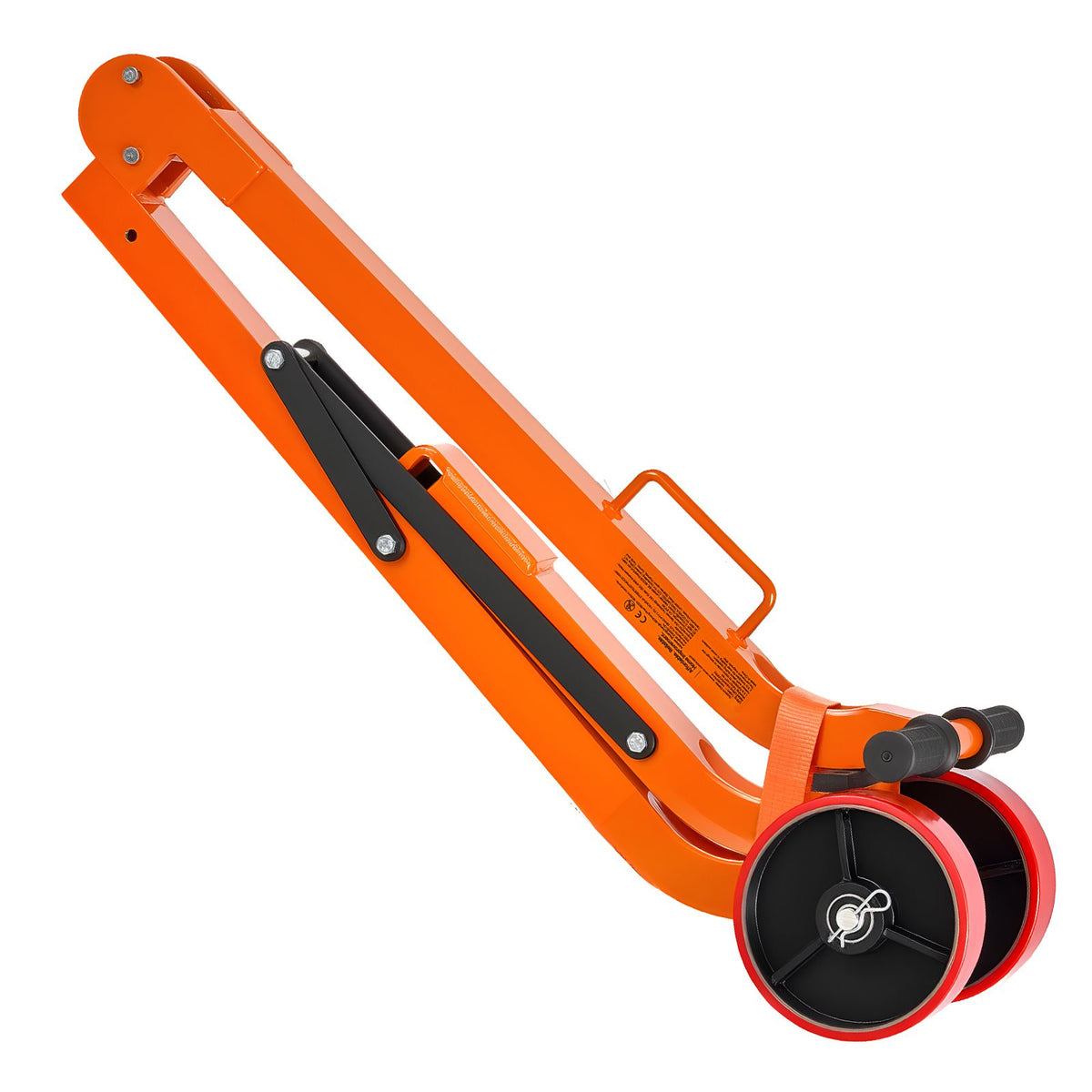 Magnetic Lid Lifter Dolly, 600 kg Pulling Capacity, Steel Dolly with Heavy Duty Magnet Lift and 2 Wheels, Adjustable Handle, N42 Neodymium, Foldable and Portable, for Lifting Manhole Covers