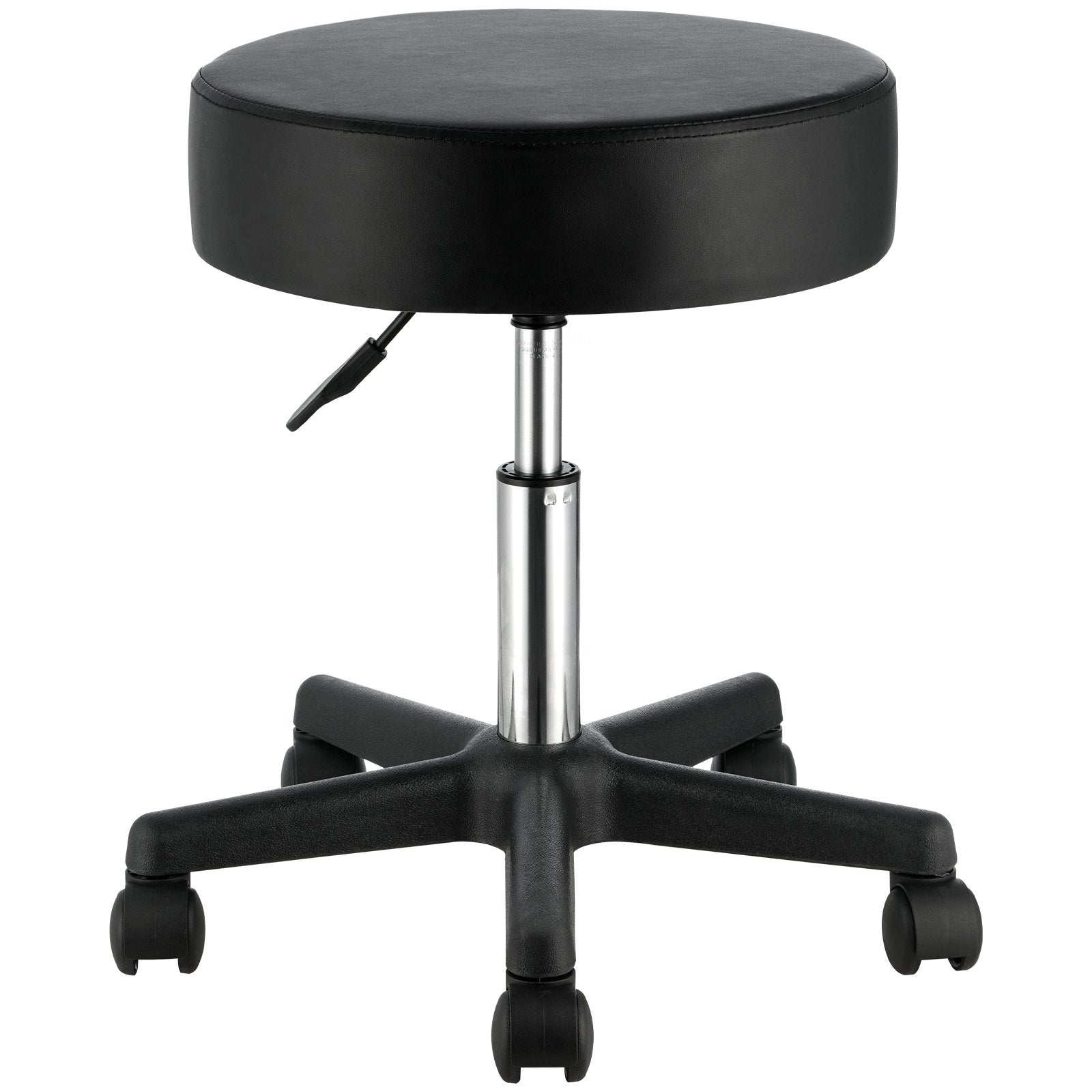 Mobility & Accessibility: VEVOR Rolling Stools with Wheels, 400 LBS Weight Capacity Adjustable Height Stool with Ultra-Thick Seat Cushion, Swivel Stools Chair for Salon, Bar, Home, Office, Tatoo, Medical, Massage, Black