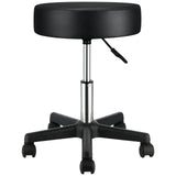 Mobility & Accessibility: VEVOR Rolling Stools with Wheels, 400 LBS Weight Capacity Adjustable Height Stool with Ultra-Thick Seat Cushion, Swivel Stools Chair for Salon, Bar, Home, Office, Tatoo, Medical, Massage, Black