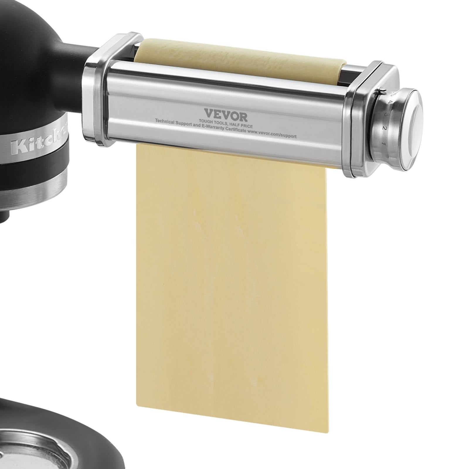 Gardening Tools: VEVOR Pasta Attachment for KitchenAid Stand Mixer, Stainless Steel Pasta Sheet Roller Attachment, Pasta Maker Machine Accessory with 8 Adjustable Thickness Knob, KitchenAid Pasta Attachment by VEVOR