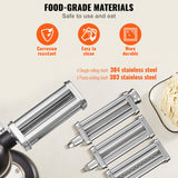 Food Mixers & Blenders: VEVOR 3Pcs Pasta Attachment for KitchenAid Stand Mixer Pasta Roller Cutter Set