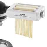 Speciality Appliances: VEVOR Pasta Attachment for KitchenAid Stand Mixer, 3-IN-1 Stainless Steel Pasta Roller Cutter Set Including Pasta Sheet Roller, Spaghetti and Fettuccine Cutter, 8 Adjustable Thickness Knob Pasta Maker