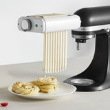 Speciality Appliances: VEVOR Pasta Attachment for KitchenAid Stand Mixer, 3-IN-1 Stainless Steel Pasta Roller Cutter Set Including Pasta Sheet Roller, Spaghetti and Fettuccine Cutter, 8 Adjustable Thickness Knob Pasta Maker