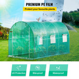 Caravan Accessories: VEVOR Walk-in Tunnel Greenhouse Galvanized Frame & Waterproof Cover 12x7x7 ft