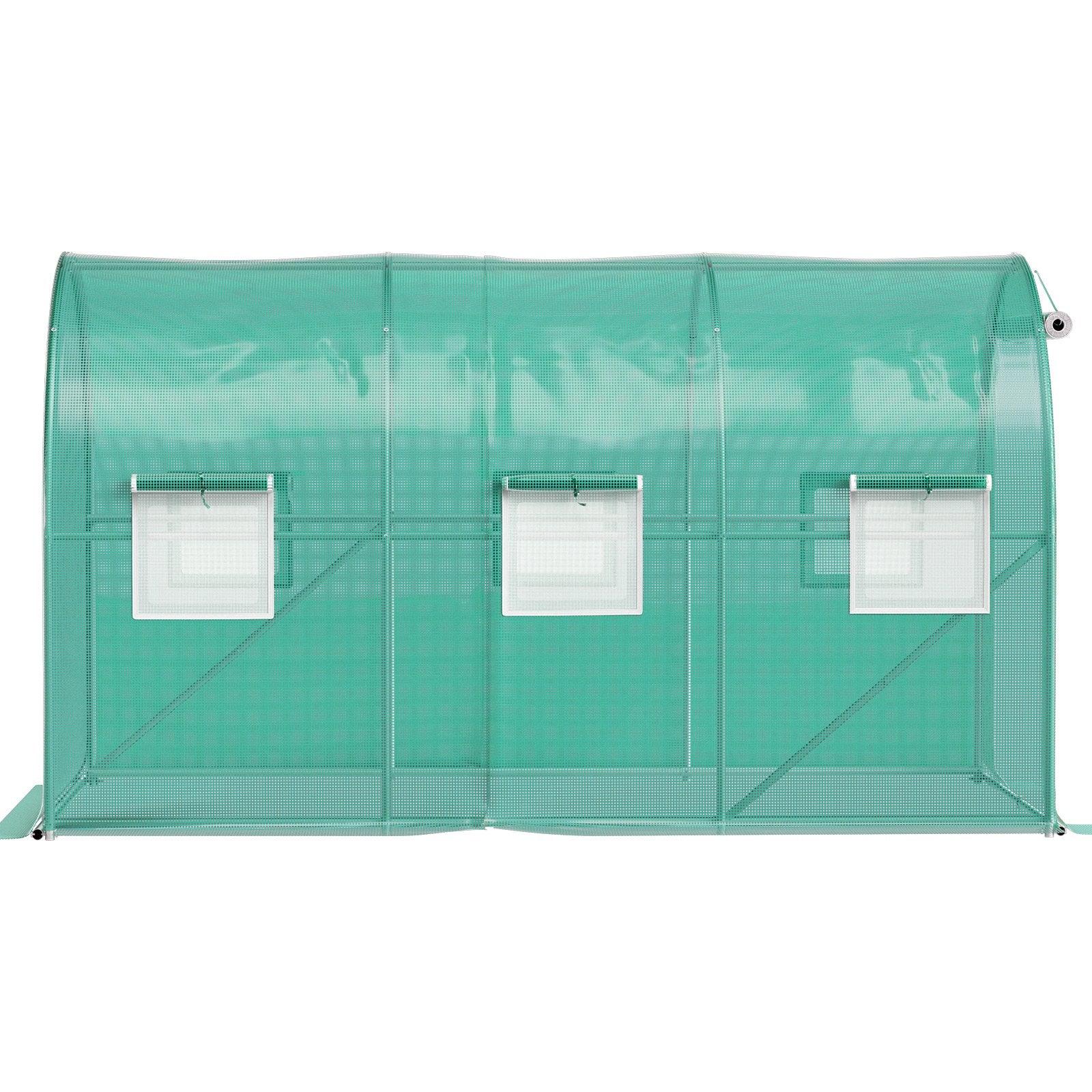 Caravan Accessories: VEVOR Walk-in Tunnel Greenhouse Galvanized Frame & Waterproof Cover 12x7x7 ft