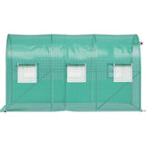 Caravan Accessories: VEVOR Walk-in Tunnel Greenhouse Galvanized Frame & Waterproof Cover 12x7x7 ft