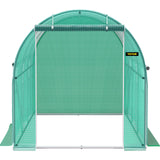 Caravan Accessories: VEVOR Walk-in Tunnel Greenhouse Galvanized Frame & Waterproof Cover 12x7x7 ft