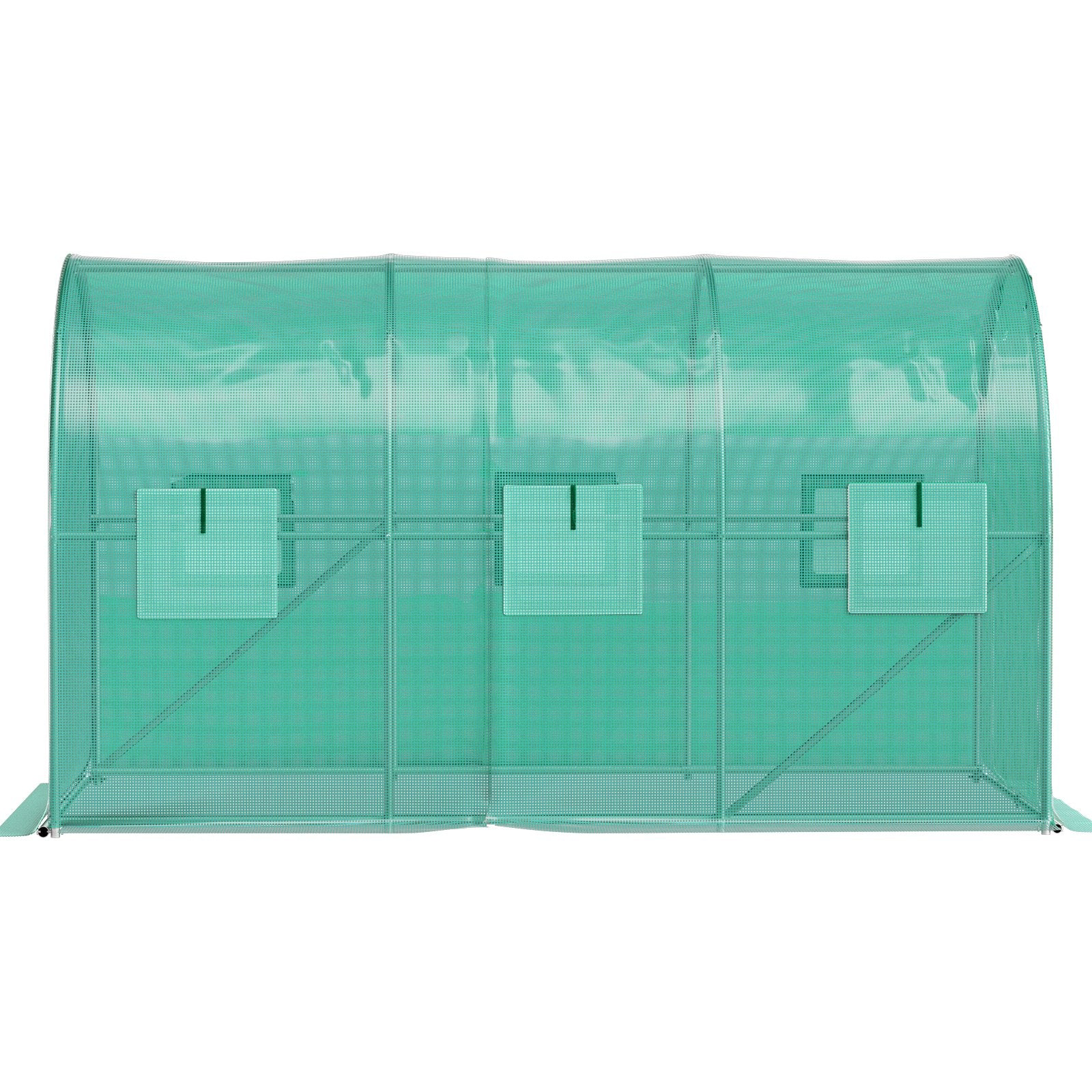 Caravan Accessories: VEVOR Walk-in Tunnel Greenhouse Galvanized Frame & Waterproof Cover 12x7x7 ft