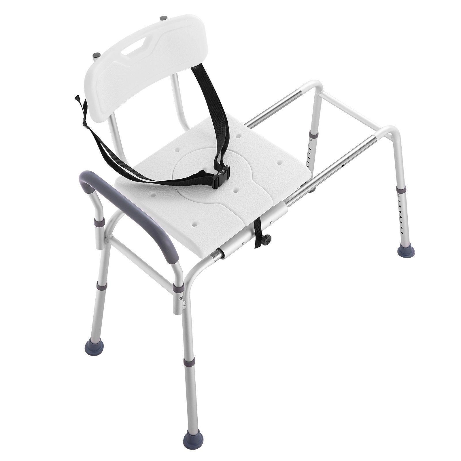 Pool Toys & Inflatables: VEVOR Sliding Tub Transfer Bench Shower Chair & Cut-Out Seat Reversible Backrest
