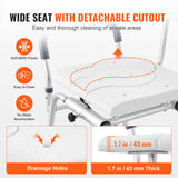 Pool Toys & Inflatables: VEVOR Sliding Tub Transfer Bench Shower Chair & Cut-Out Seat Reversible Backrest