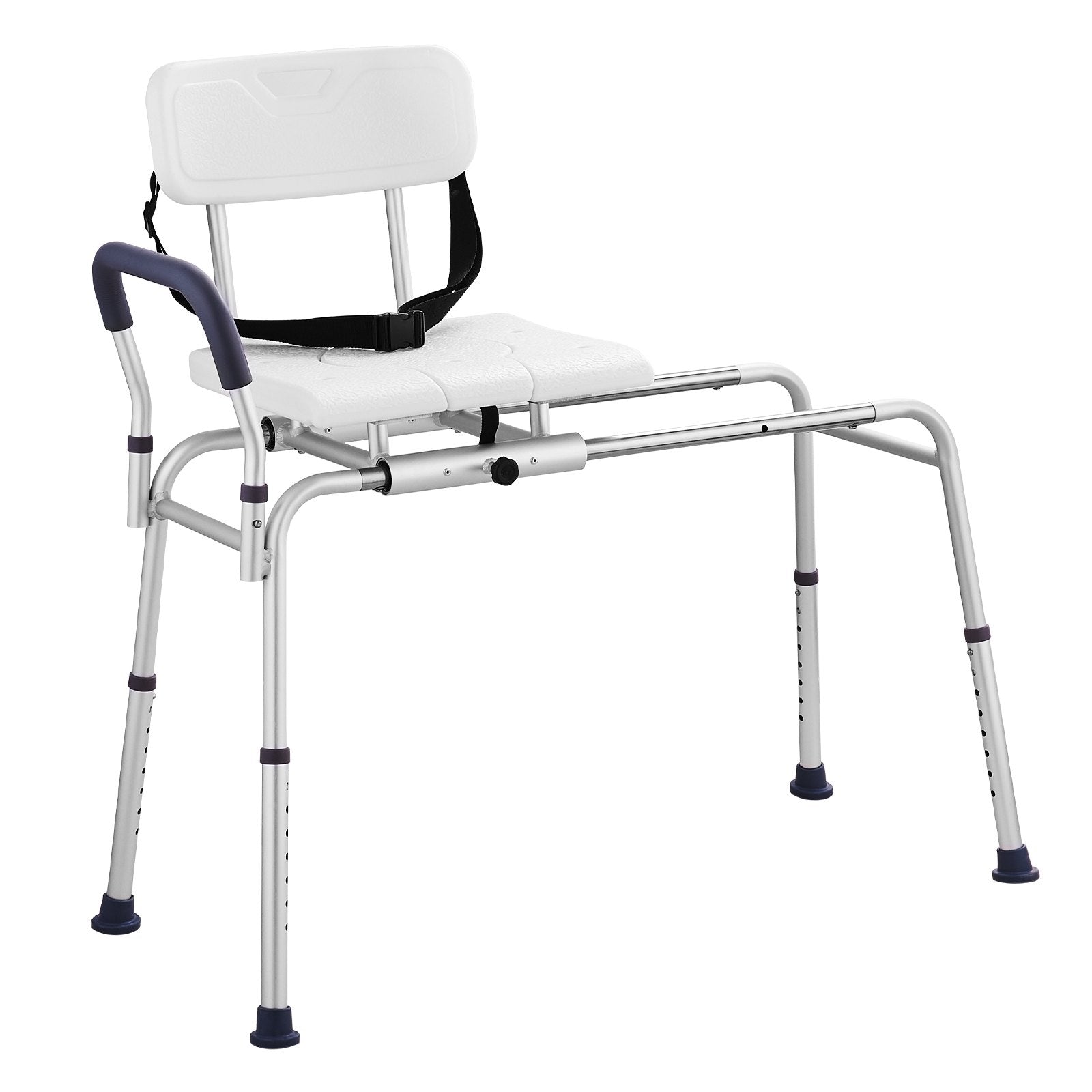 Pool Toys & Inflatables: VEVOR Sliding Tub Transfer Bench Shower Chair & Cut-Out Seat Reversible Backrest
