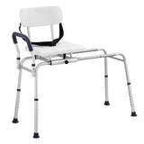 Pool Toys & Inflatables: VEVOR Sliding Tub Transfer Bench Shower Chair & Cut-Out Seat Reversible Backrest
