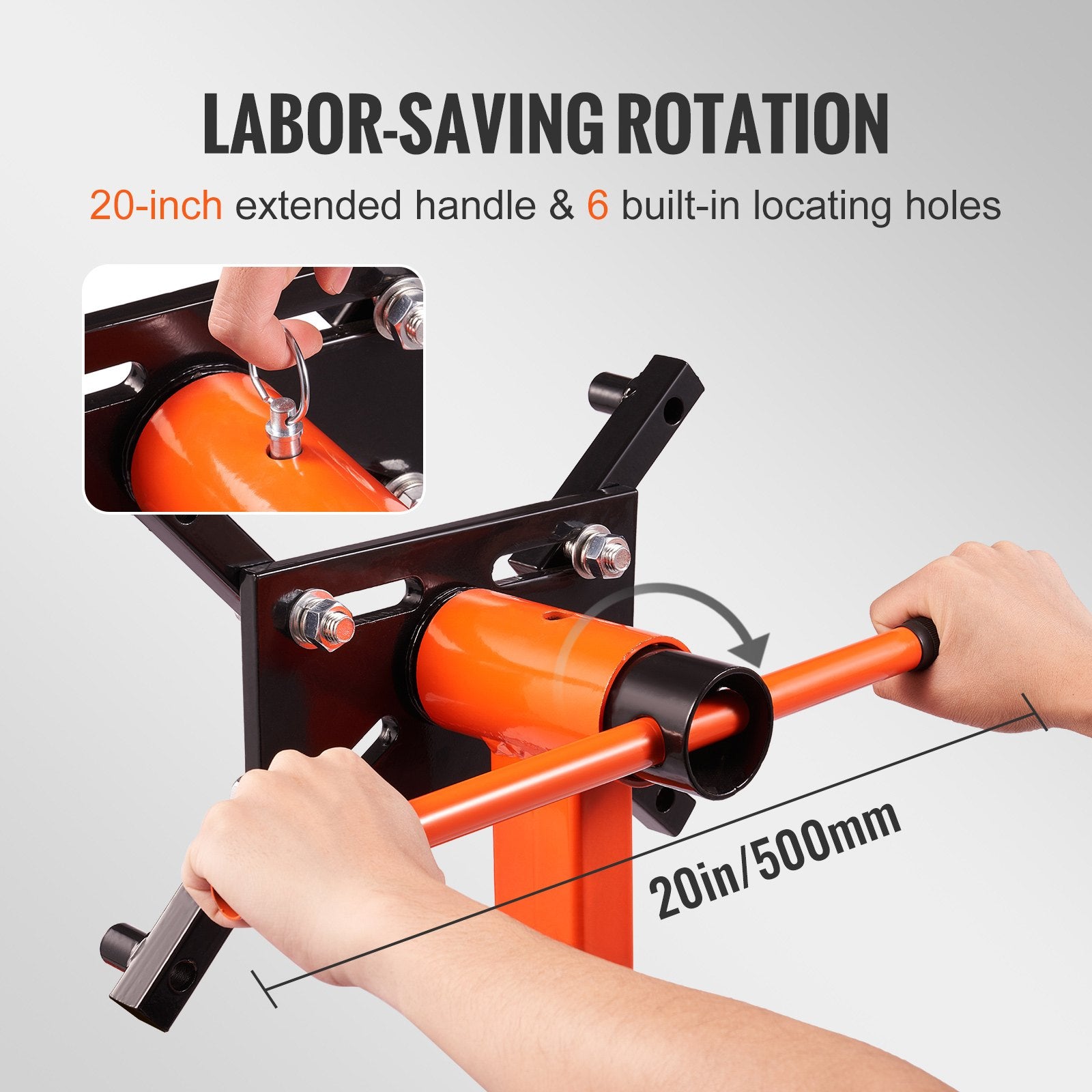 Automotive Lifts & Hoists: VEVOR Engine Stand 750LBS Motor Hoist Dolly 360 Degree Adjustable Mounting Head