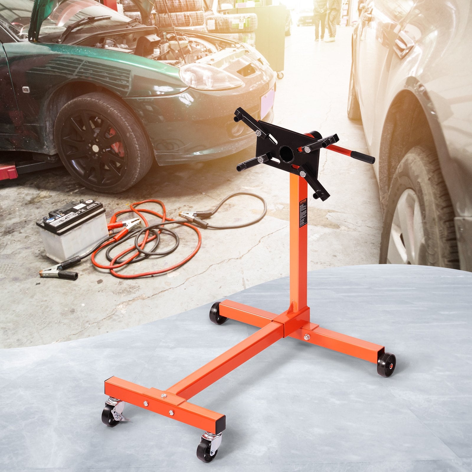 Automotive Lifts & Hoists: VEVOR Engine Stand 750LBS Motor Hoist Dolly 360 Degree Adjustable Mounting Head