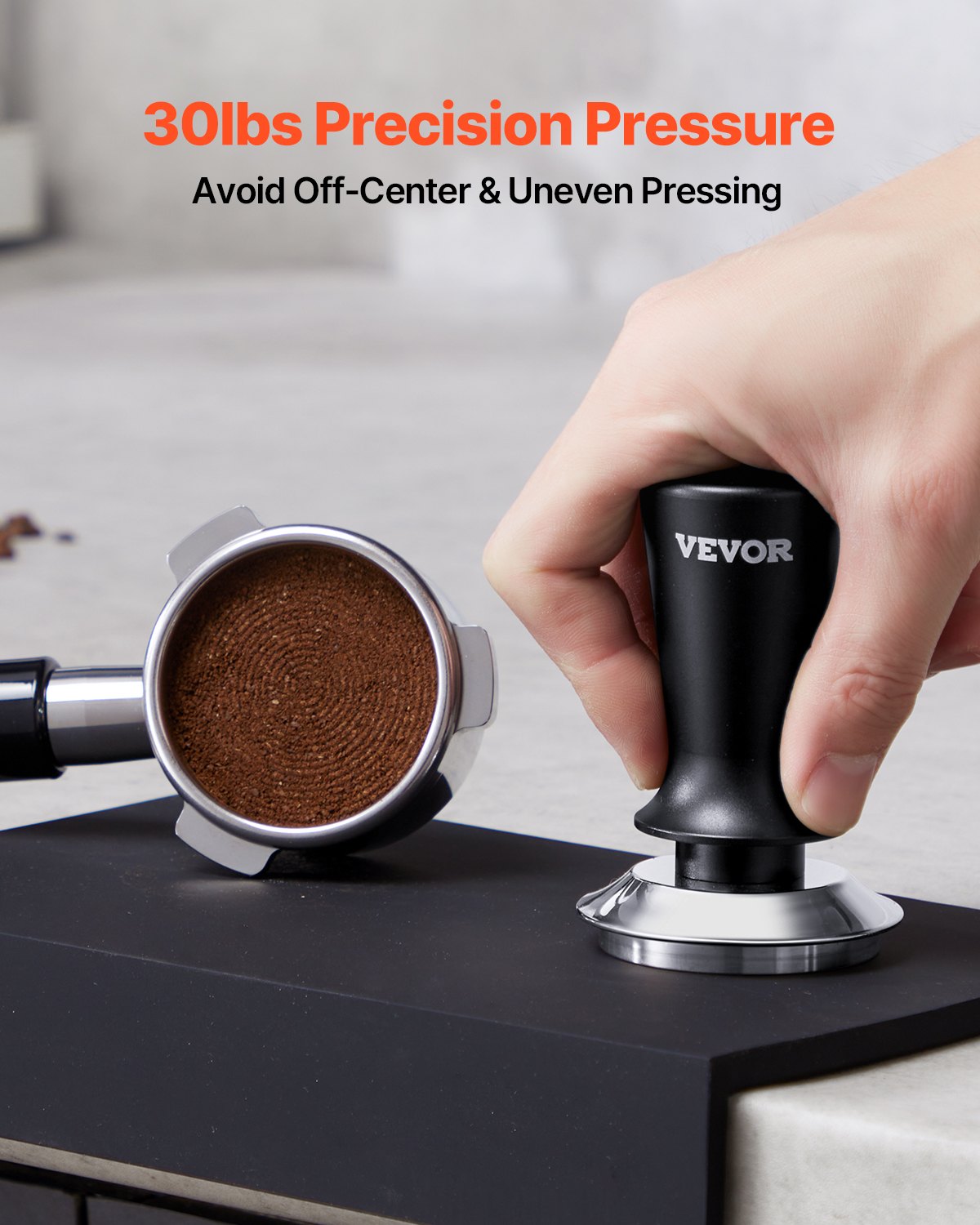 51mm/53mm/58mm Espresso Tamper Stainless Steel Coffee Tamper with Spring