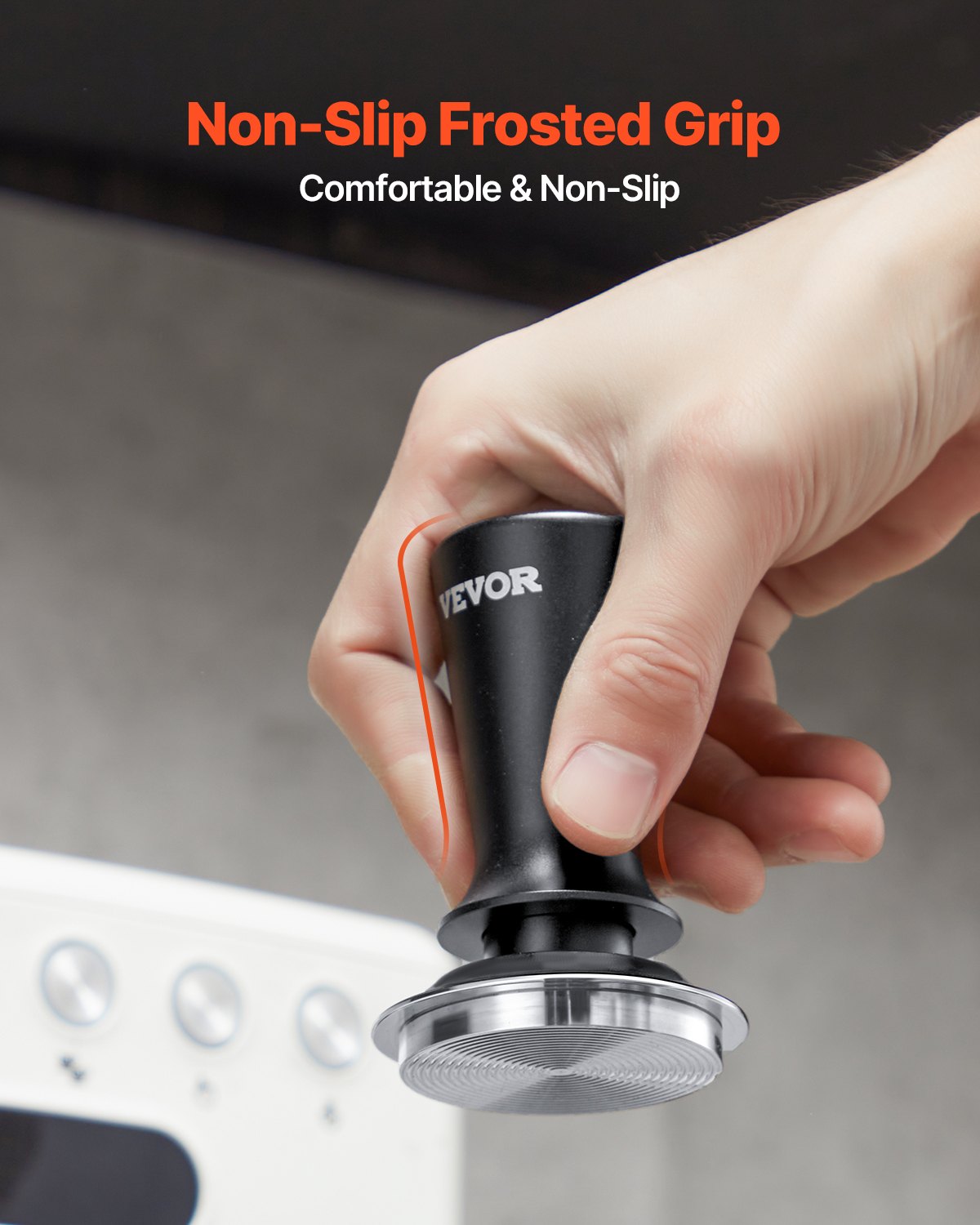 51mm/53mm/58mm Espresso Tamper Stainless Steel Coffee Tamper with Spring