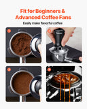 Coffee Machines & Accessories: VEVOR 51mm/53mm/58mm Espresso Tamper Stainless Steel Coffee Tamper with Spring