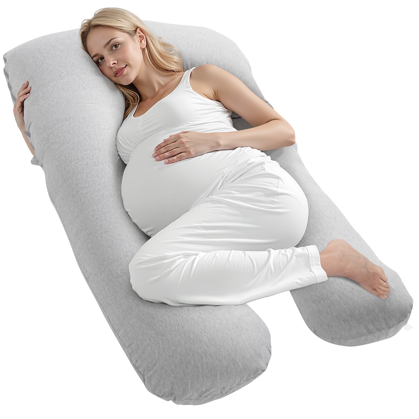 Pillows: VEVOR Pregnancy Pillow, U-Shaped Full Body Maternity Pillow for Pregnant Women, Soft and Breathable Pregnant Support Pillows with Removable & Washable Cover, Perfect for Back, Belly, Hip, Legs Relief