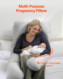 Pillows: VEVOR Pregnancy Pillow, U-Shaped Full Body Maternity Pillow for Pregnant Women, Soft and Breathable Pregnant Support Pillows with Removable & Washable Cover, Perfect for Back, Belly, Hip, Legs Relief