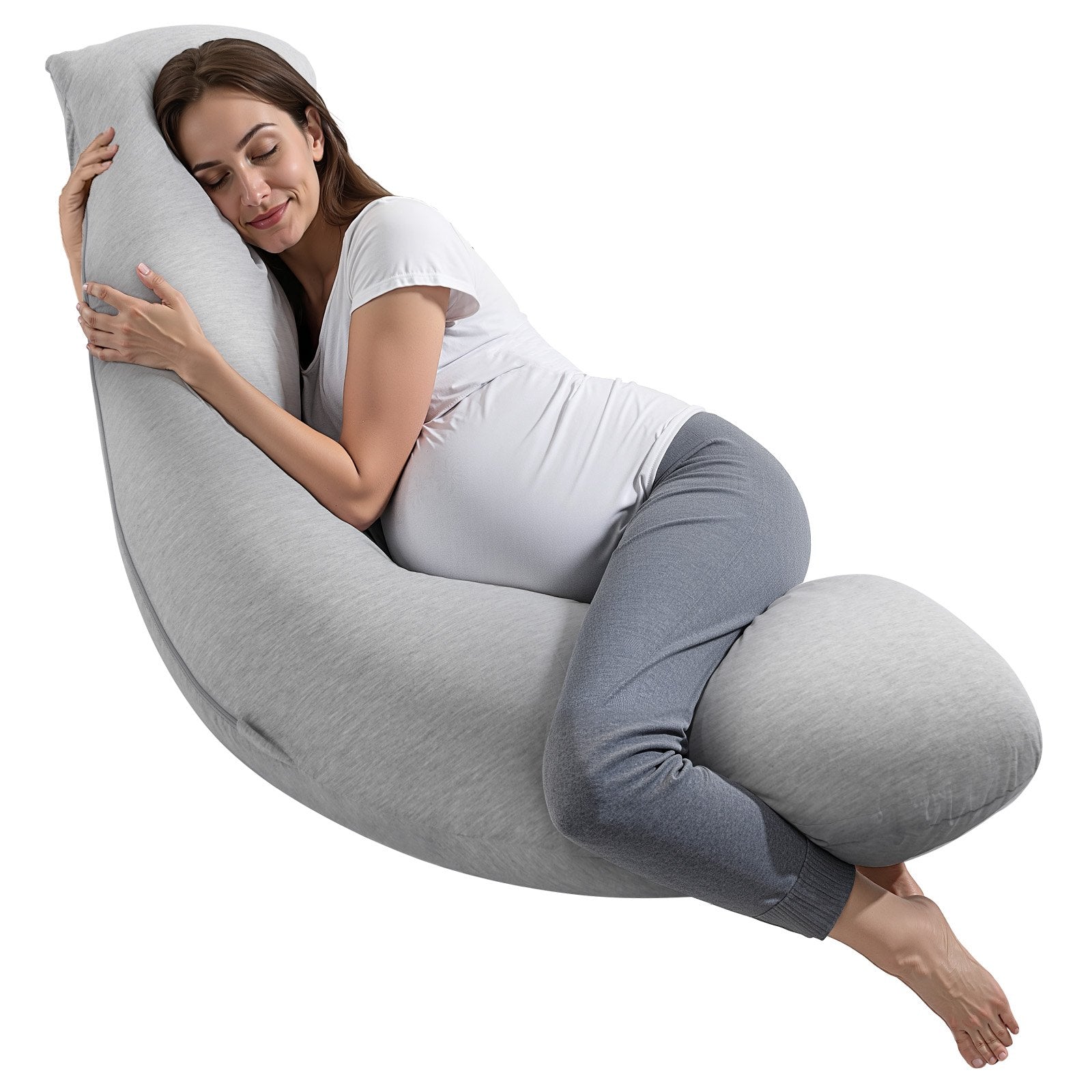 Pillows: VEVOR Pregnancy Pillows L-Shaped Pregnant Maternity Pillow Soft & Breathable