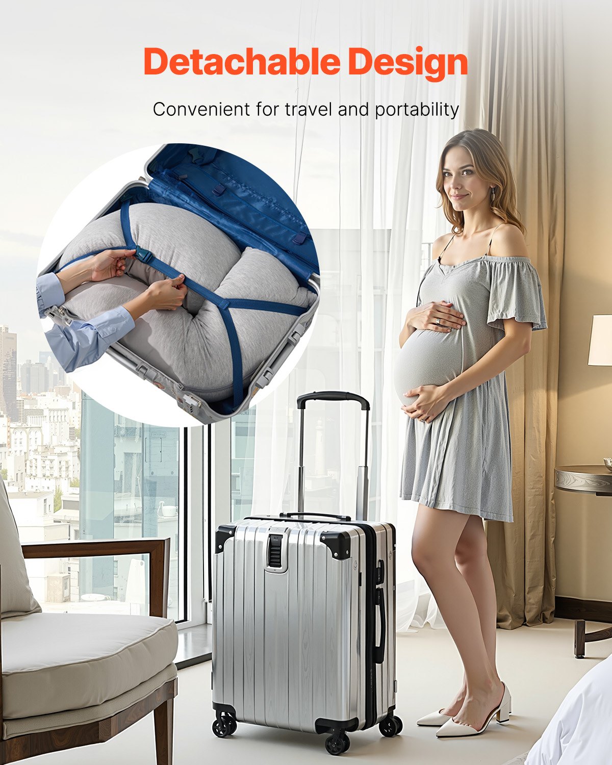 Pillows: VEVOR Pregnancy Pillows L-Shaped Pregnant Maternity Pillow Soft & Breathable