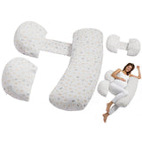 Pillows: VEVOR Pregnancy Pillows, Adjustable Maternity Pillow for Pregnant Women, Soft Pregnancy Body Pillow with Removable & Washable Cover for Back Belly Hip Support, Lightweight and Portable