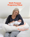 Pillows: VEVOR Pregnancy Pillows, Adjustable Maternity Pillow for Pregnant Women, Soft Pregnancy Body Pillow with Removable & Washable Cover for Back Belly Hip Support, Lightweight and Portable
