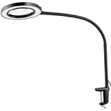 Makeup Mirrors: VEVOR 5X Floor Magnifying Glass with Light and Stand Flexible Gooseneck LED