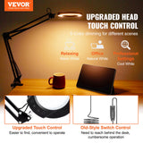 Gardening Tools: VEVOR Magnifying Glass with Light and Stand, 5X Magnifying Lamp, 4.3" Glass Lens, Base and Clamp 2-in-1 Desk Magnifier with Light, 64 LED Lights 5 Color Modes, for Close Work Reading Repair Crafts