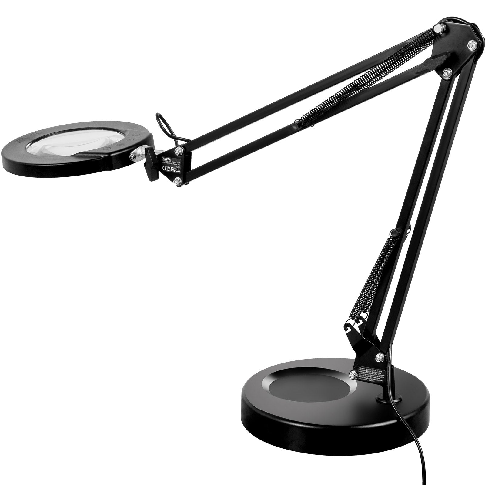 Gardening Tools: VEVOR Magnifying Glass with Light and Stand, 5X Magnifying Lamp, 4.3" Glass Lens, Base and Clamp 2-in-1 Desk Magnifier with Light, 64 LED Lights 5 Color Modes, for Close Work Reading Repair Crafts