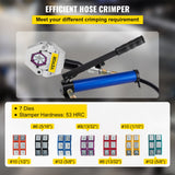 Pool Sweeps & Vacuums: Separable Hydraulic Hose Crimper 7 Dies With Aluminum Pump  A/C Air Condtioning Handheld Crimping Set