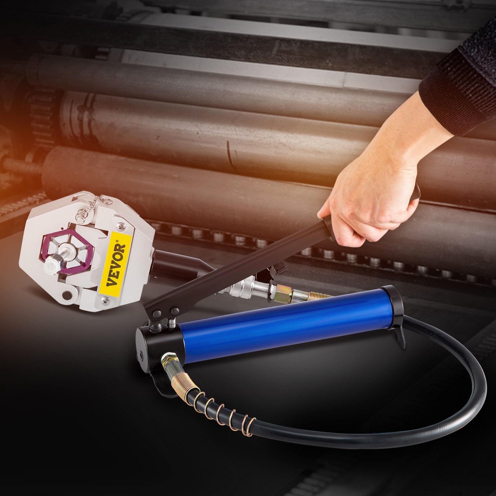 Pool Sweeps & Vacuums: Separable Hydraulic Hose Crimper 7 Dies With Aluminum Pump  A/C Air Condtioning Handheld Crimping Set
