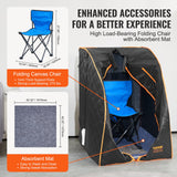 Wellness Accessories: VEVOR Sauna Tent Far Infrared 1050W Personal Home Spa Loss Weight Detox Therapy