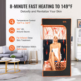 Wellness Accessories: VEVOR Sauna Tent Far Infrared 1400W Personal Home Spa Loss Weight Detox Therapy