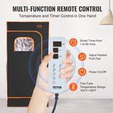 Wellness Accessories: VEVOR Sauna Tent Far Infrared 1400W Personal Home Spa Loss Weight Detox Therapy