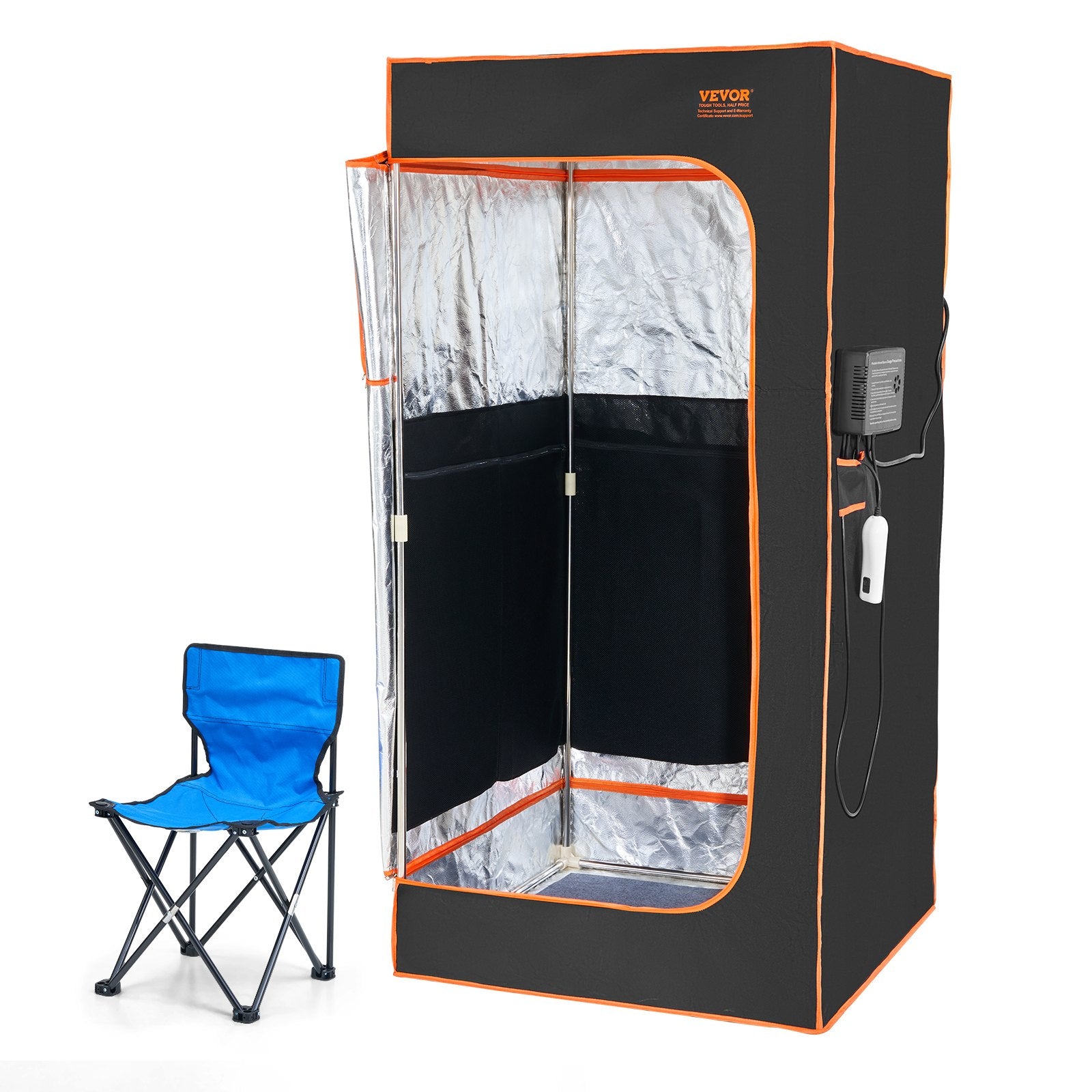 Wellness Accessories: VEVOR Sauna Tent Far Infrared 1400W Personal Home Spa Loss Weight Detox Therapy