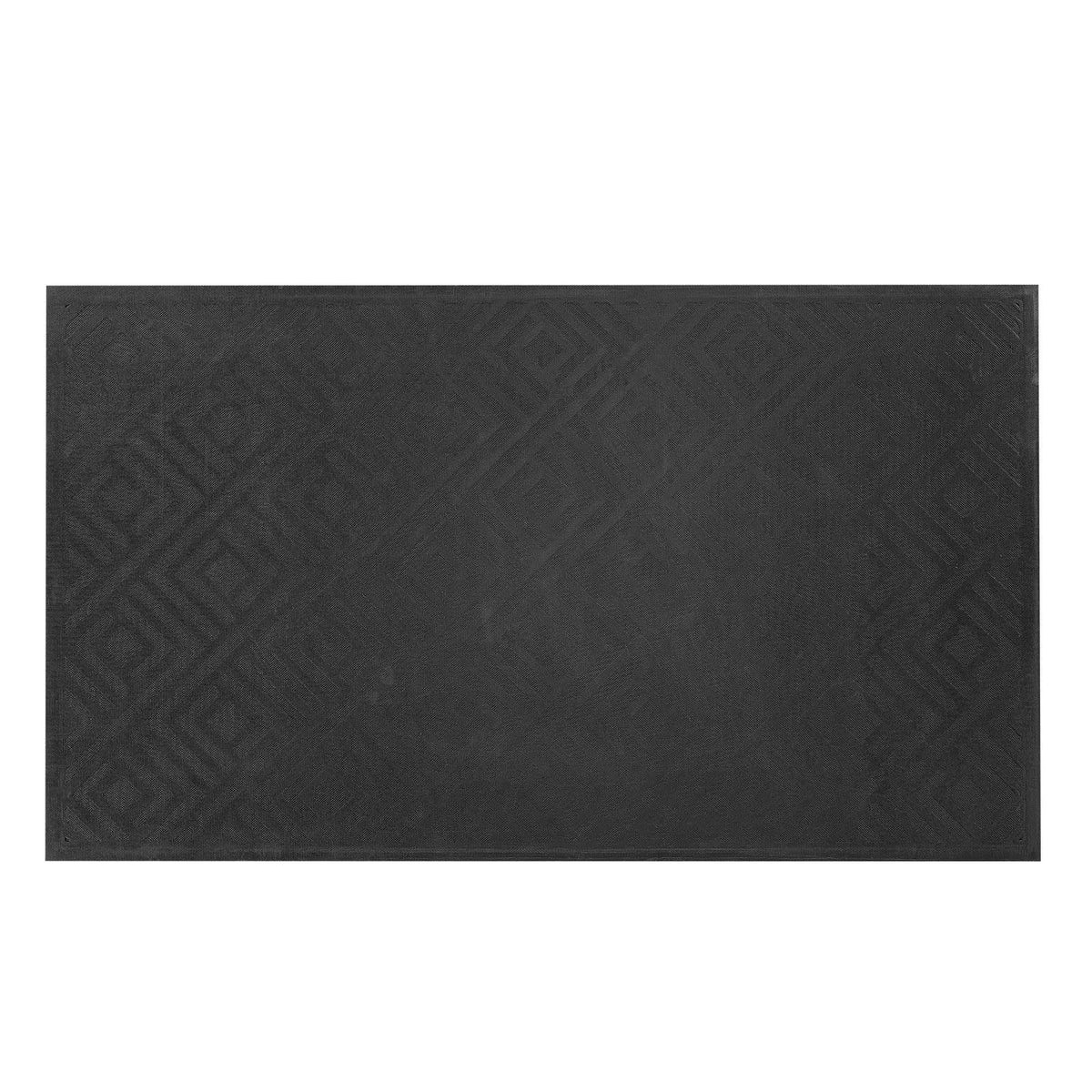 Front Door Mat, 1562 x 914 mm Commercial Floor Mat for Indoor and Outdoor, Modern Stylish Carpet with TPE Backing, Heavy Duty Washable Entry Industrial Rug for Hallway, Balcony, Garage, Grey