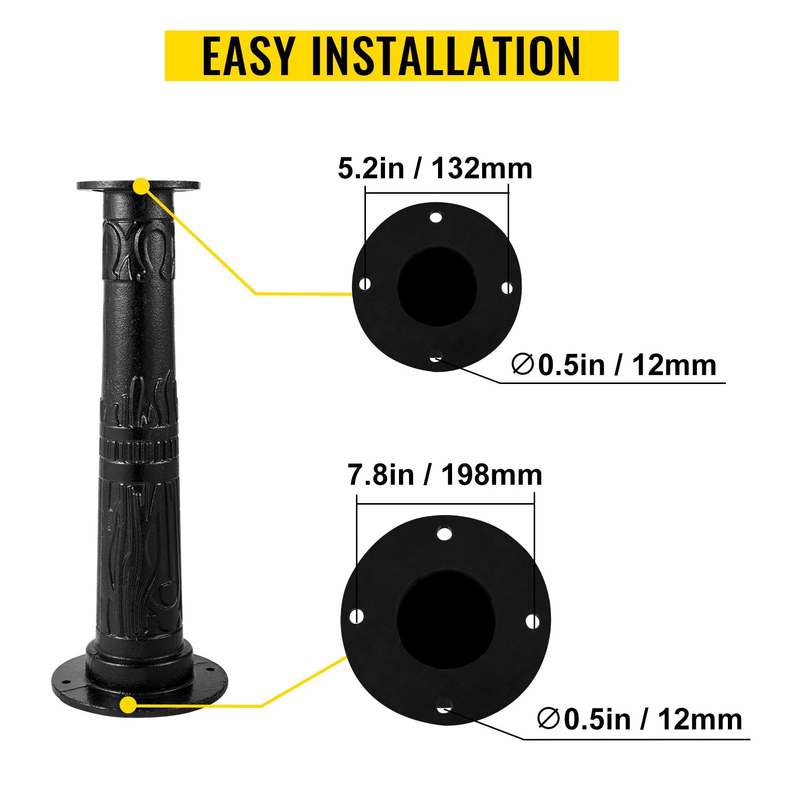Basketball & Basketball Accessories: VEVOR Antique Hand Water Pump Stand Pitcher Pump Stand for Yard Garden Black