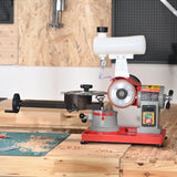 Saw Accessories: VEVOR Circular Saw Blade Sharpener, 370W Saw Blade Grinding with Water Injection, Water Injection Circular Saw Blade Sharpening & 6 Saw Centerings, 5-inch Grinding Wheel for Carbide Tipped Saw Blades