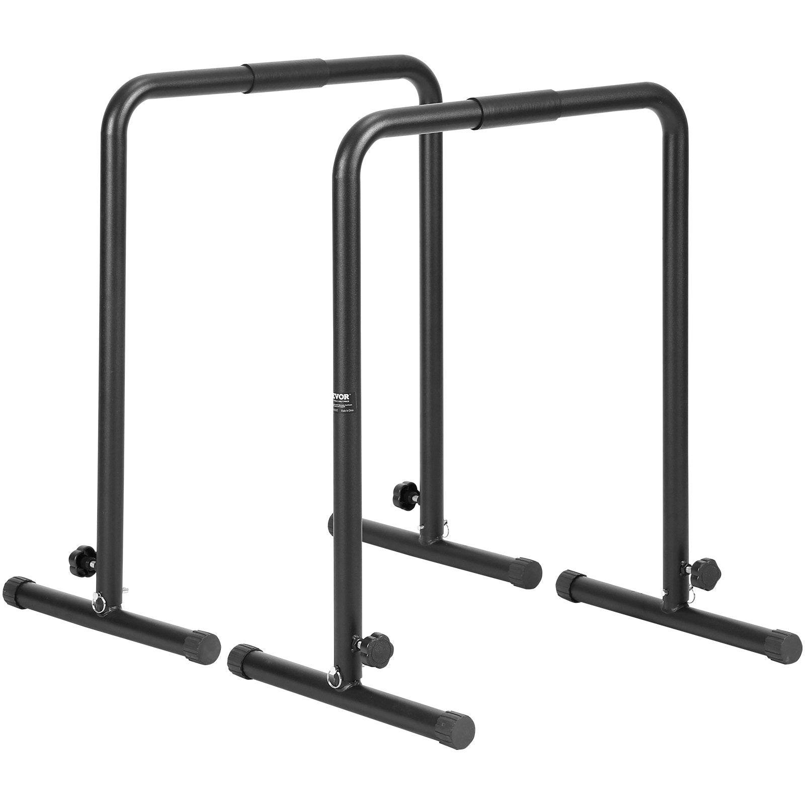 Dip Bars, 200 kg Capacity, Heave Duty Dip Stand Station with Adjustable Height, Fitness Workout Dip Bar Station Stabilizer Parallette Push Up Stand, Parallel Bars for Strength Training Home Gym