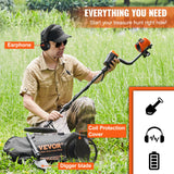 Metal Detectors: VEVOR Metal Detector for Adults&Kids, 250mm, Professional Adjustable Higher Accuracy Gold Detector, IP68 Waterproof Coil with LCD Display 7 Modes Advanced DSP Chip, for Detecting Gold Treasure Hunting