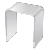 Side Tables: VEVOR Acrylic End Table, C-Shaped Lucite Side Table, Clear Acrylic Side Table for Drink, Food, Snack used in Living Room, Bedroom, and Study