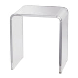 Side Tables: VEVOR Acrylic End Table, C-Shaped Lucite Side Table, Clear Acrylic Side Table for Drink, Food, Snack used in Living Room, Bedroom, and Study