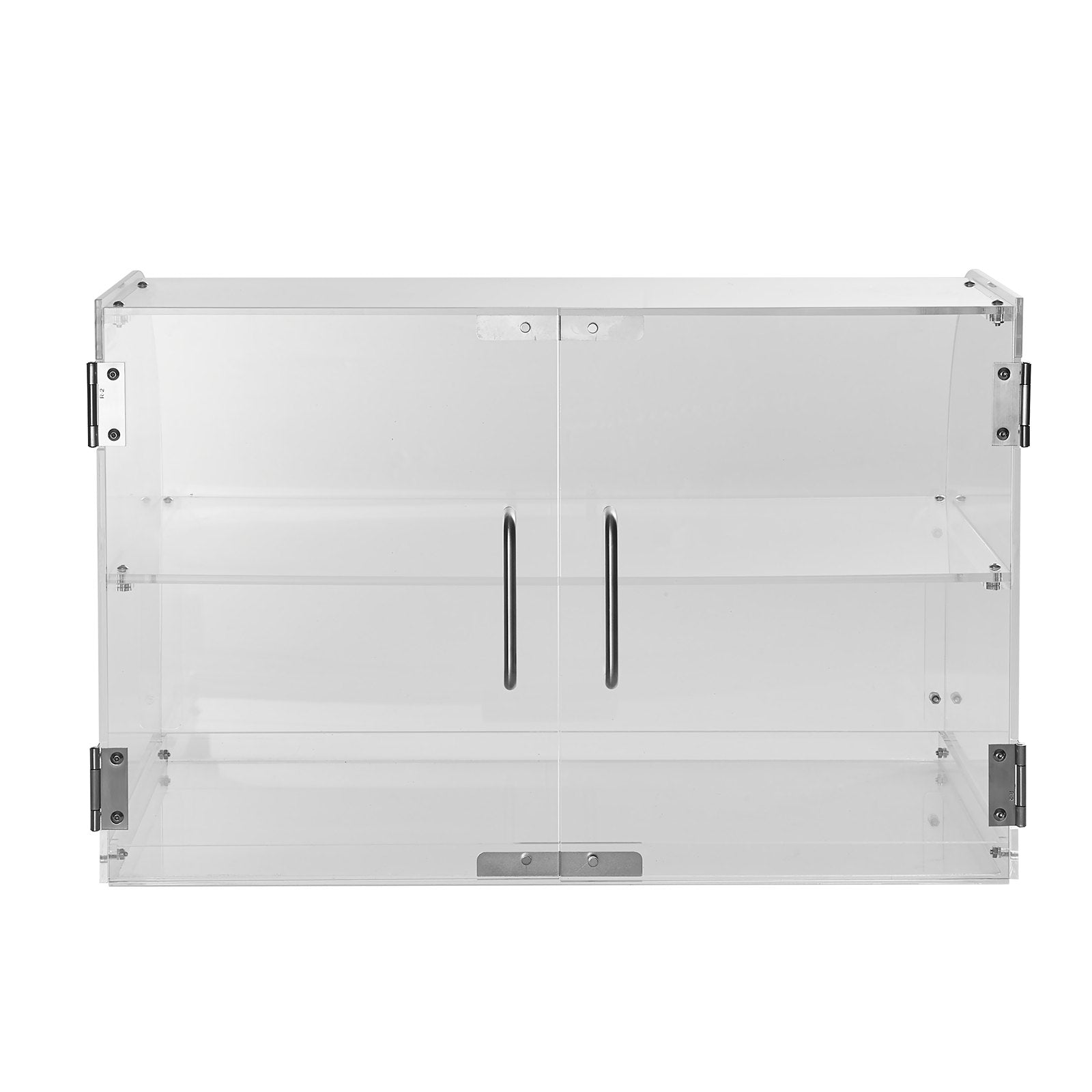 Food Storage: VEVOR Pastry Display Case, 2-Tier Commercial Countertop Bakery Display Case, Acrylic Display Box with Rear Door Access & Removable Shelves, Keep Fresh for Donut Bagels Cake Cookie