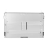 Food Storage: VEVOR Pastry Display Case, 2-Tier Commercial Countertop Bakery Display Case, Acrylic Display Box with Rear Door Access & Removable Shelves, Keep Fresh for Donut Bagels Cake Cookie