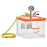 Vacuums: VEVOR 2 Gallon Vacuum Chamber, Upgraded Multipurpose Acrylic Vacuum Degassing Chamber, Transparent Vacuum Chamber, for Resin Degassing, Silica Gel Degassing, Gypsum Degassing and Vacuum Extraction