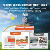 Vacuums: VEVOR 2 Gallon Vacuum Chamber, Upgraded Multipurpose Acrylic Vacuum Degassing Chamber, Transparent Vacuum Chamber, for Resin Degassing, Silica Gel Degassing, Gypsum Degassing and Vacuum Extraction