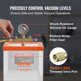 Vacuums: VEVOR 2 Gallon Vacuum Chamber, Upgraded Multipurpose Acrylic Vacuum Degassing Chamber, Transparent Vacuum Chamber, for Resin Degassing, Silica Gel Degassing, Gypsum Degassing and Vacuum Extraction
