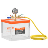 Vacuums: VEVOR 2 Gallon Vacuum Chamber, Upgraded Multipurpose Acrylic Vacuum Degassing Chamber, Transparent Vacuum Chamber, for Resin Degassing, Silica Gel Degassing, Gypsum Degassing and Vacuum Extraction